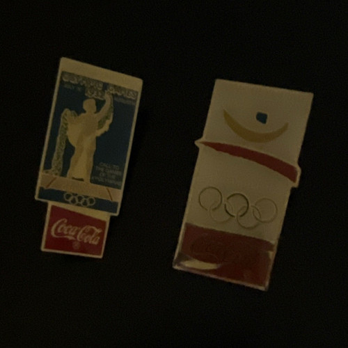 Coca cola olympic themed - themed, pins