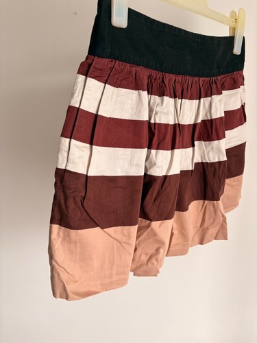 Zara cotton mini skirt with - mini,