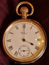Vtg Antiqu Waltham USA Open