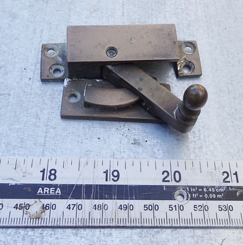 Victorian brass sash window - victorian,