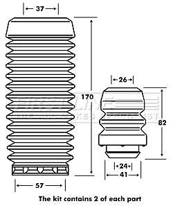 First line strut protection - first,