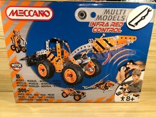 Meccano MultiModels 8 Model Set 7531 Infra Red Control 300+ Pieces Unopened Rare