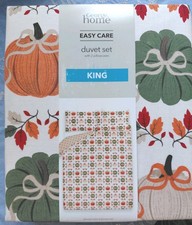 Autumn Pumpkin Bows KING SIZE