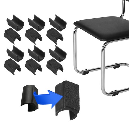 Pack shaped chair leg tip - 12,