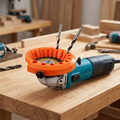 Angle grinder drill - drill, bit