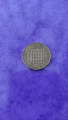 Three pence 1966 - three, 3