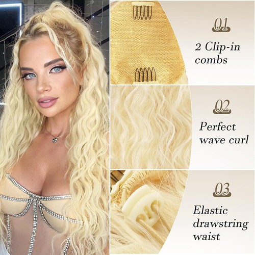 Ruwiss drawstring ponytail - ruwiss,