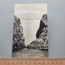 Vintage Postcard ROPE BRIDGE