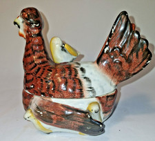 Antique Silkie Hen & Chicks On