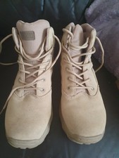 Magnum Cobra 6.0 Desert Tan Tactical Boots Suede Men’s Military size UK 8.5