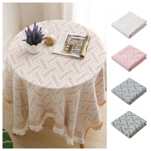Fringe edge tablecloth - fringe,