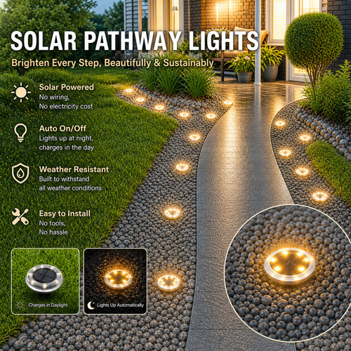 Stainless steel solar - 8x,