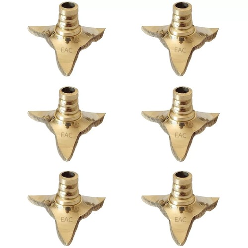 Brass wick holder - brass, diya