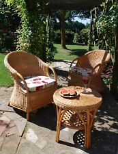 3pcs wicker Tub set ... two cane chairs and table