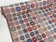 Granny Squares Fabric Cream