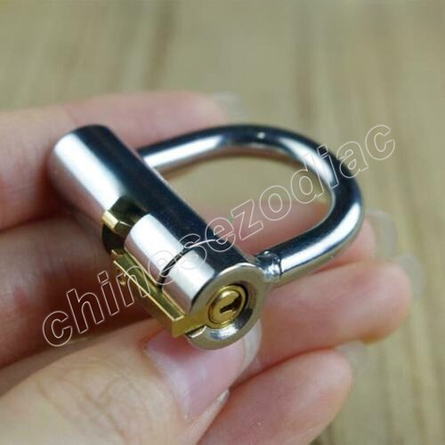 Steel lock chastity - lock,