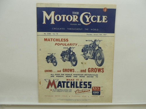 Jan 1947 the motorcycle - 16,