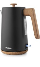Salter Toranto Cordless Kettle Rapid Boil Dry Sensor, Wood Effect, 1.7L, 3KW