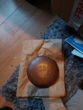 Vintage Brass & Lead Grandfather Long Case Clock Pendulum Bob Only