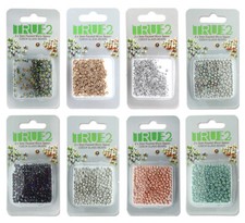 True2™ Faceted Micro Spacers 2x3mm 6g pack for Miyuki Delica Seed Beads 11/0
