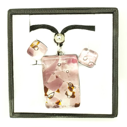 Murano glass pendant earring - murano,