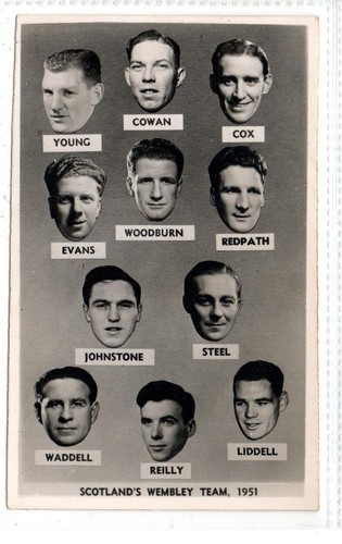 Scotland wembley team 1951 - wembley,