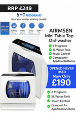 AIRMSEN Mini Table Top Dishwasher