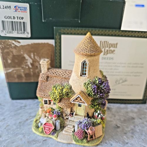 Lilliput lane gold top - lane,