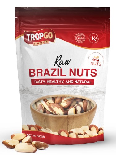 Raw brazil nuts 500g packed - nuts,
