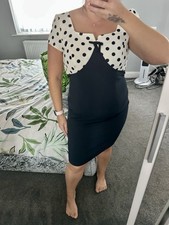 Singh S Madan Dot Pencil Dress