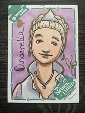 Cinderella - Shrek The Third Hand Drawn Sketch Card By Renae De Liz S-RL /331