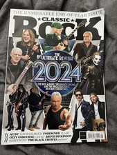 Classic Rock Magazine. Issue 335. 2024 Review Cover. January 2025.