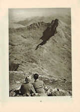 Lliwedd From Yr Wyddfa Snowdon Snowdonia North Wales Picture Print 1943 SH#99