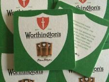 100 x NEW WORTHINGTON'S BEERMATS COASTERS  Free Shipping UK