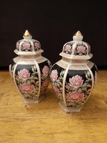 Lefton china ginger jar - china,