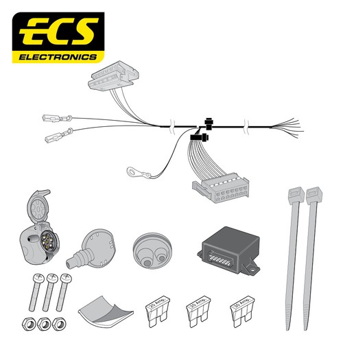 Ecs pin car specific - 7, towbar