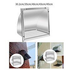 Dryer Vent Hood Wall Vent Hood Wall Mounted Silver Easy to Install Outdoor