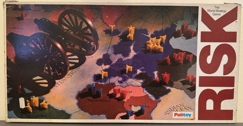 Risk board game - risk, palitoy