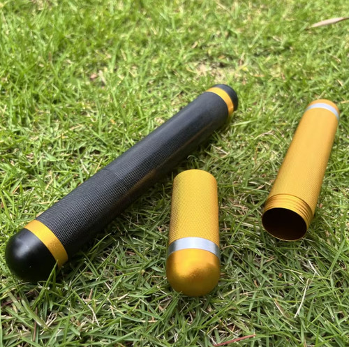 Metal humidor cigar - cigar, tube