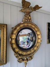 Antique regency Convex carved