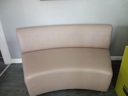 Modern curved designer sofa - modern, sofa–
