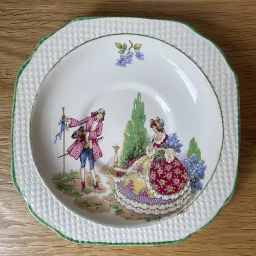 Vintage hampton ivory saucer - vintage,