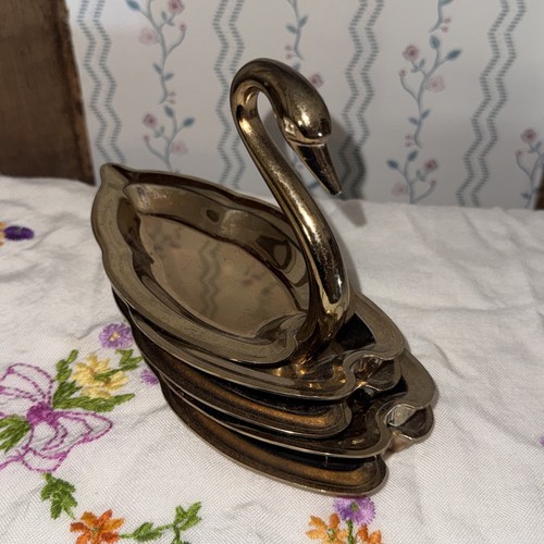Vintage silver plated swan - vintage,