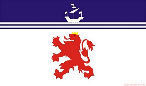 Devon lion flag 5x3 feet - devon,
