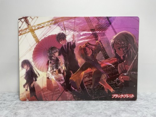 Black bullet plastic mousepad - black,