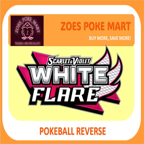 White flare pokeball reverse - pokeball,