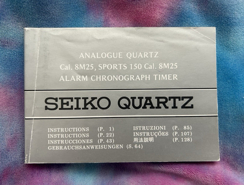 Seiko quartz cal 8m25 - seiko,