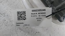 55493025 ECU ASTRA VAUXHALL
