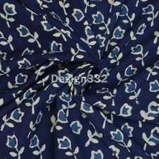 Natural Indigo Small Floral