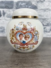 Arthur Wood 1981 Prince Charles & Lady Diana Royal Wedding Commemorative Jar 